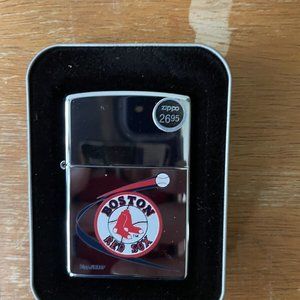 Rare Retired 2000 MLB Boston red Sox Zippo Lighter